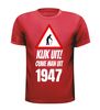 foto 4 Kijk uit! Ouwe man uit 1947 verjaardag shirt