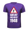 foto 2 Kijk uit! Ouwe man uit 1948 verjaardag leeftijd shirt