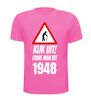foto 6 Kijk uit! Ouwe man uit 1948 verjaardag leeftijd shirt