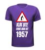 foto 2 Kijk uit! Ouwe man uit 1957 verjaardag shirt
