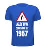 foto 3 Kijk uit! Ouwe man uit 1957 verjaardag shirt