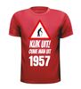foto 4 Kijk uit! Ouwe man uit 1957 verjaardag shirt