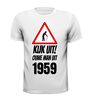 foto 7 Kijk uit! Ouwe man uit 1959 verjaardag shirt