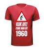 foto 4 Kijk uit! Ouwe man uit 1960 verjaardag shirt