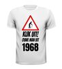 foto 7 Kijk uit! Ouwe man uit 1968 verjaardag T-shirt