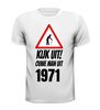foto 7 Kijk uit! Ouwe man uit 1971 leeftijd T-shirt