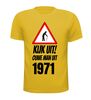 foto 8 Kijk uit! Ouwe man uit 1971 leeftijd T-shirt