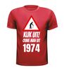 foto 4 Kijk uit! Ouwe man uit 1974 verjaardag shirt