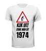 foto 7 Kijk uit! Ouwe man uit 1974 verjaardag shirt