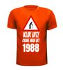 foto 5 Kijk uit! Ouwe man uit 1988 verjaardag T-shirt