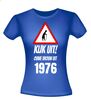 foto 3 Kijk uit! Ouwe vrouw uit 1976 leeftijd T-shirt