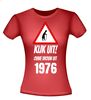 foto 4 Kijk uit! Ouwe vrouw uit 1976 leeftijd T-shirt