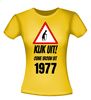 foto 8 Kijk uit! Ouwe vrouw uit 1977 leeftijd T-shirt