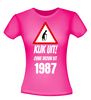 foto 6 Kijk uit! Ouwe vrouw uit 1987 leeftijd T-shirt