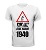 foto 7 Leeftijd T-shirt Kijk uit! Ouwe man uit 1940