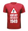 foto 4 Leeftijd T-shirt Kijk uit! Ouwe man uit 1949
