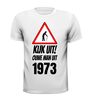 foto 7 Leeftijd T-shirt Kijk uit! Ouwe man uit 1973