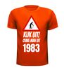 foto 5 Leeftijd T-shirt Kijk uit! Ouwe man uit 1983
