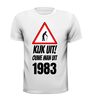 foto 7 Leeftijd T-shirt Kijk uit! Ouwe man uit 1983