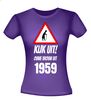 foto 2 Leeftijd T-shirt Kijk uit! Ouwe vrouw uit 1959