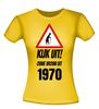 foto 8 Leeftijd T-shirt Kijk uit! Ouwe vrouw uit 1970