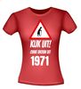 foto 4 Leeftijd T-shirt Kijk uit! Ouwe vrouw uit 1971