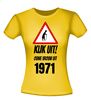 foto 8 Leeftijd T-shirt Kijk uit! Ouwe vrouw uit 1971