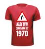 foto 4 leeftijd verjaardag shirt kijk uit! Ouwe man uit 1970