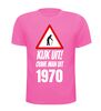 foto 6 leeftijd verjaardag shirt kijk uit! Ouwe man uit 1970