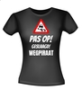 foto 2 Pas op geslaagd rijbewijs wegpiraat t-shirt