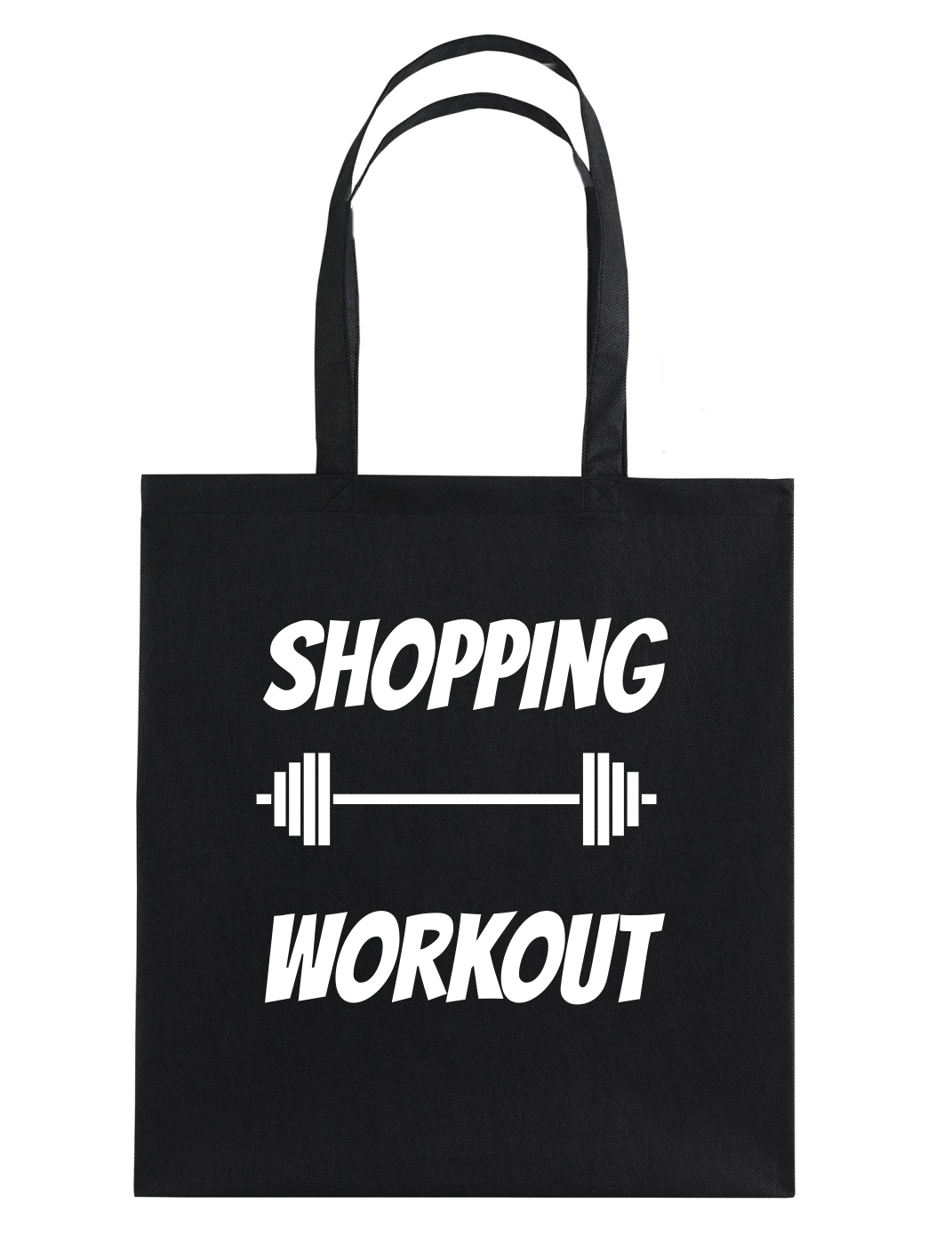 shopping workout katoenen tas