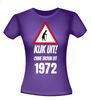 foto 2 T-shirt verjaardag Kijk uit! Ouwe vrouw uit 1972