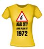 foto 8 T-shirt verjaardag Kijk uit! Ouwe vrouw uit 1972