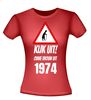 foto 4 T-shirt verjaardag Kijk uit! Ouwe vrouw uit 1974