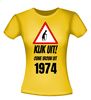 foto 8 T-shirt verjaardag Kijk uit! Ouwe vrouw uit 1974