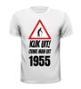 foto 7 Verjaardag  T-shirt Kijk uit! Ouwe man uit 1955