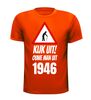 foto 5 Verjaardag leeftijd T-shirt Kijk uit! Ouwe man uit 1946