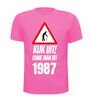 foto 6 Verjaardag shirt kijk uit! ouwe man uit 1987