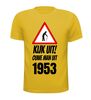 foto 8 Verjaardag T-shirt Kijk uit! Ouwe man uit 1953