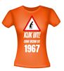 foto 5 Verjaardag T-shirt Kijk uit! Ouwe vrouw uit 1967