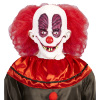 foto 2 Crazy killerclown masker met haar en verrotte tanden