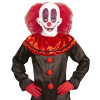 foto 3 Crazy killerclown masker met haar en verrotte tanden