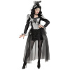 Gravin darkness Bertina dames kostuum