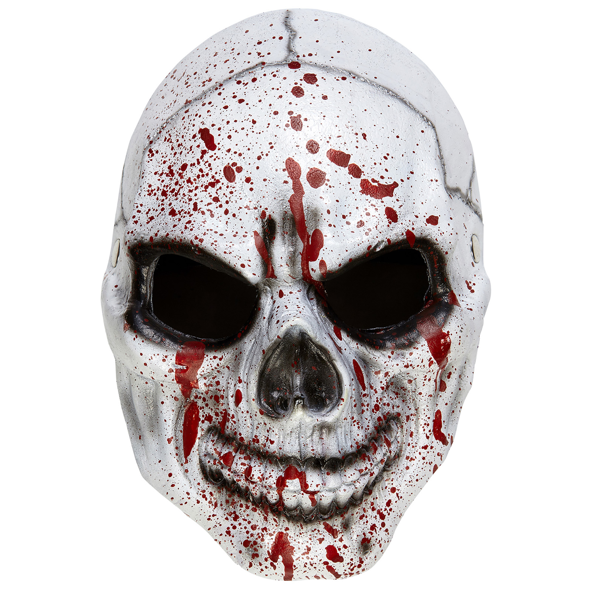Halfgezicht masker bebloedende schedel very bloody