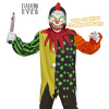 Horror clown kostuum met lichtgevende ogen kind 