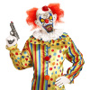 foto 2 Killer horror clown masker met rode krullen en hoed scream