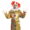 foto 3 Killer horror clown masker met rode krullen en hoed scream