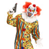 foto 4 Killer horror clown masker met rode krullen en hoed scream