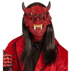 foto 2 Kinloos volwassen masker duivel Red Devil