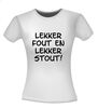 foto 14 Lekker fout en lekker stout roze T-shirt
